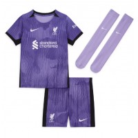 Liverpool Alexander-Arnold #66 3rd trikot Kinder 2023-24 Kurzarm (+ Kurze Hosen)